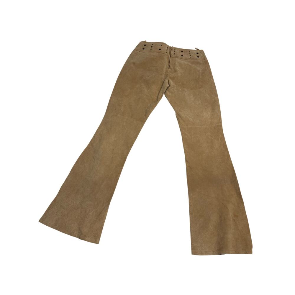 Misdemeanor Y2K Vintage Suede Low-Rise Flare Pants Deadstock SZ 9